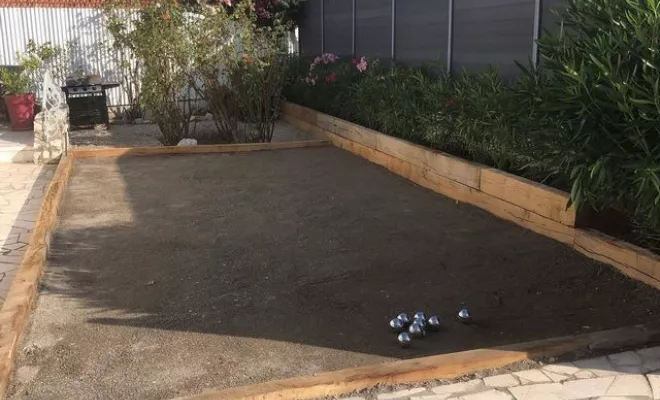 Création d'un terrain de pétanque